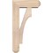Ekena Millwork Westlake Craftsman Smooth Bracket w/ Offset Brace, Douglas Fir, 5 1/2"W x 14"D x 26"H BKT0604X14X26WTL04SDF - alternate 2